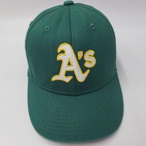 Oakland Athletics Hat Snapback (Fits Small) Champro Green White MLB Baseball A's